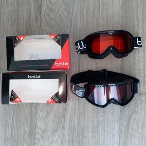 Two for one bolle snow goggles anti fog cat.s2